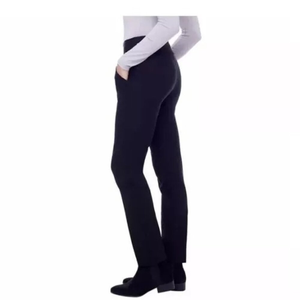 S C & Co Womens M Tummy Control Skinny Fit Slim Leg Stretch Pants Flat Front